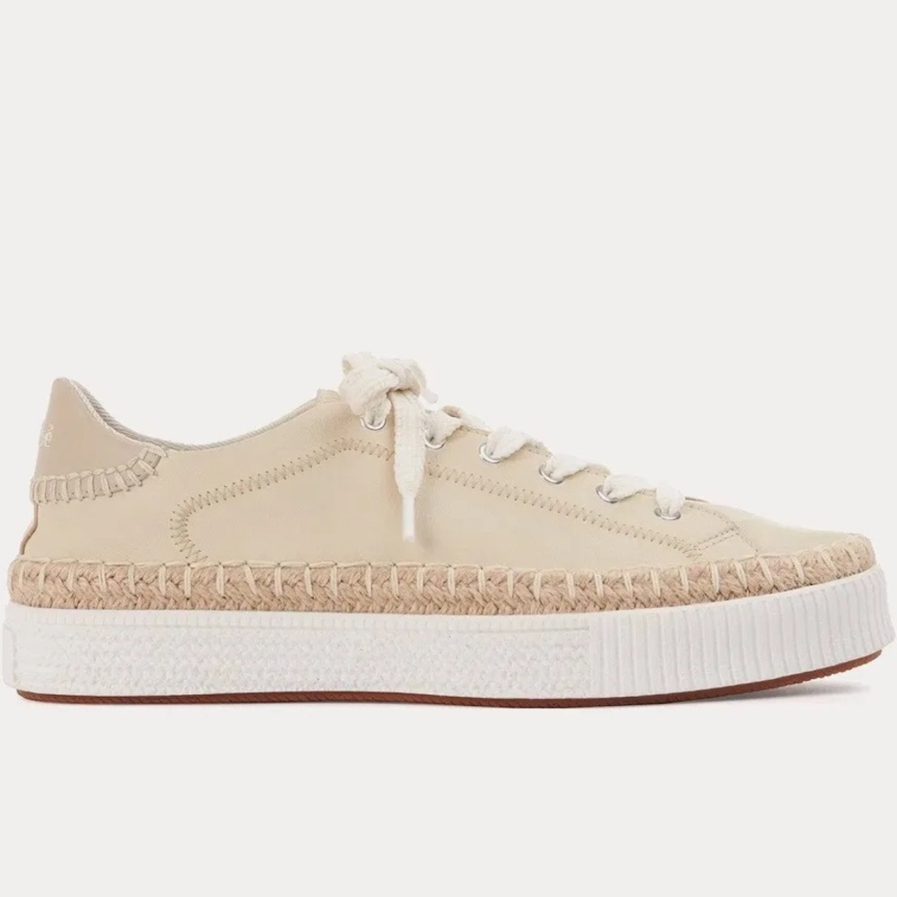 Chloe’ Telma Pearl Low Top Sneakers Size 39